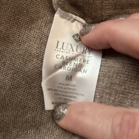 Members Mark - Cashmere Blend Cardigan - Picture 5 of 5